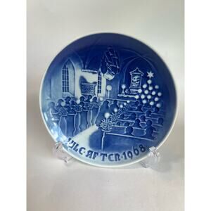 1968 Christmas in Church  B&G Copenhagen Christmas collector plates